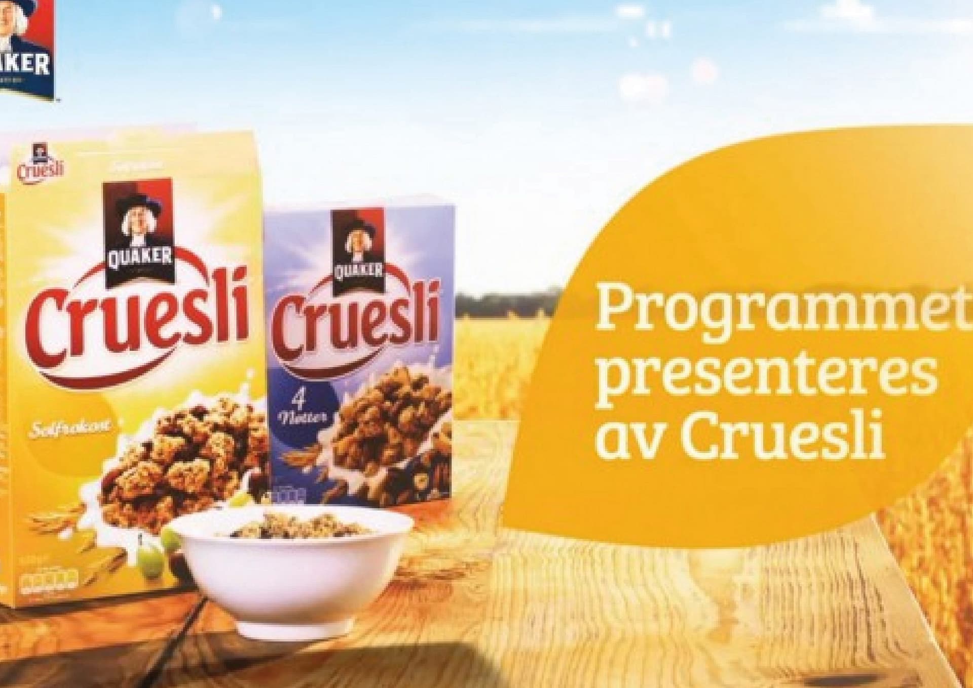 Cruesli TV sponsorat